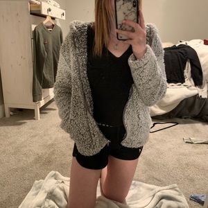 extremely soft “blanket” jacket